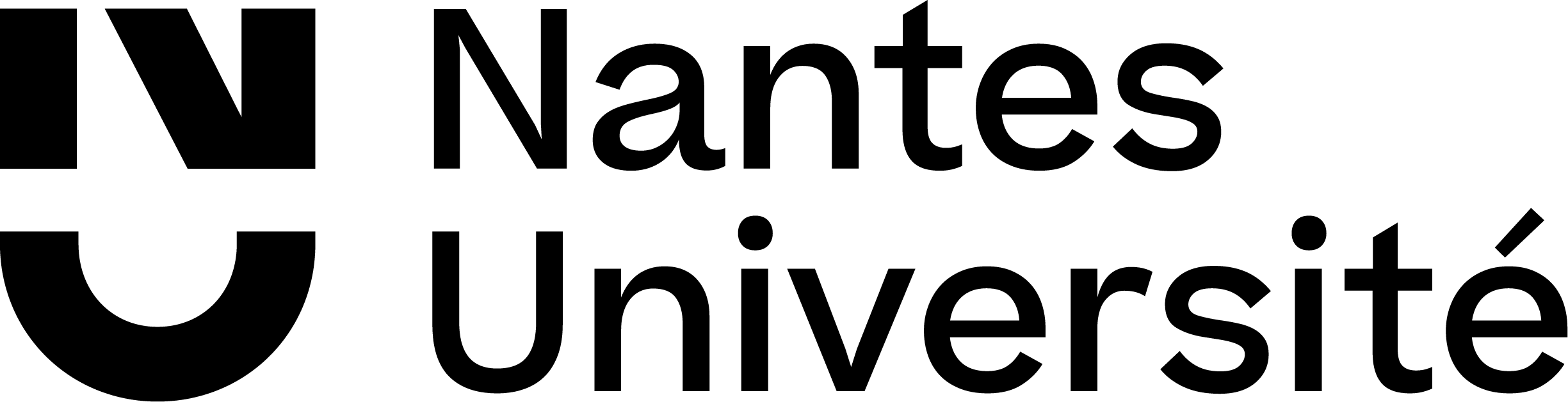 Logo Nantes U noir 300dpi